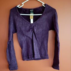 Purple Long Sleeve Top Provides Good Insulation And Moderate Stretch -Never Worn -Brand New With Tags Dark Purple Shirt Outfit, Dark Purple Top Outfit, Dark Purple Clothes, Purple Shirt Outfits, Purple Top Outfit, Purple Clothes, Purple Long Sleeve Top, Purple Long Sleeve, Cute Preppy Outfits