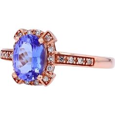 Embrace the allure of timeless elegance with this stunning 14K EFFY Rose Gold Oval Tanzanite Halo Ring. At its heart lies a breathtaking oval tanzanite gemstone, weighing an impressive 1.33 carats, radiating with a mesmerizing blue-violet hue that captures the essence of serene twilight. The tanzanite is gracefully surrounded by a halo of sparkling diamonds, totaling 0.48 carats, meticulously set to enhance its brilliance and fire.The ring's band, crafted from luxurious 14K rose gold, complement Oval Sapphire Ring In Rose Gold With Center Stone, Rose Gold Oval Sapphire Ring With Brilliant Cut, Rose Gold Oval Sapphire Ring For Formal Occasions, Oval Sapphire Ring In Rose Gold For Formal Events, Formal Oval Sapphire Ring In Rose Gold, Gold Anniversary, Tanzanite Ring, Tanzanite Gemstone, Ring With Diamond