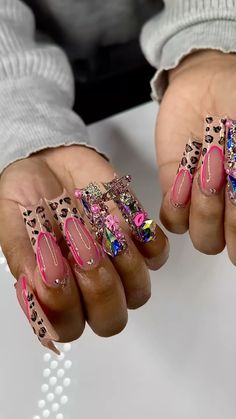 Blk Nails, Customized Nails, Artsy Nails, Hard Nails, Duck Nails, Drip Nails, Gel Nails Diy, Colored Acrylic Nails, Girly Acrylic Nails