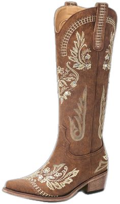 Cowgirl Boots Sparkly, Knee High Cowgirl Boots, High Cowgirl Boots, Rhinestone Cowboy Boots, Tall Cowgirl Boots, Cowboy Boots For Women, Classic Embroidery, Brown Cowboy Boots, Country Boots