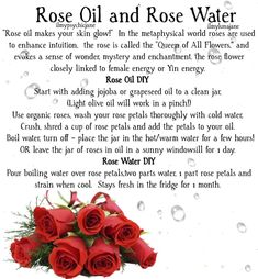 Herbs For Feminine Energy, Rose Oil Diy, Native Spirituality, Medicinal Herbs Remedies, Spell Ingredients, Magical Plants, Magickal Herbs, Random Recipes, Perfume Recipes