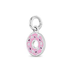 Have some fun adding these adorable food charms to your little girls charm bracelets. A mixture of different snacks, desserts and sweets that any foodie will love to receive. These sweet enamel designed treats are made from a hypoallergenic 925 sterling silver, safe for young girls with sensitive skin. A gift box is included with your purchase for an easier gifting experience. Playful Pink Jewelry With Removable Charms, Personalized Cute Charms For Birthday, Cute Personalized Birthday Charms, Personalized Pink Charms For Birthday, Sweet Pink Charm Jewelry, Personalized Pink Charms For Mother's Day, Sweet Pink Jewelry With Charms, Pink Birthday Charms, Pink Heart Charm For Mother's Day