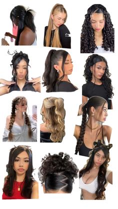 Hair Styles On Wavy Hair, Curly Hairstyles For Picture Day School, Hairstyles For Street Wear, Birthday Hairstyle Curly Hair, Anti Breakage Hairstyles, Non Gel Hairstyles, License Photo Hairstyles, Baddie Hairstyles Updo, Cute Hairstyles Pictures