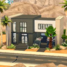 Michaela Sims | Sims 4 Builder ✨🇨🇿 on Instagram: "Base Game Family Home 🩷 A spacious modern home for a young family with an infant and an office with skill-building items! The color scheme inside is very soft and light with hints of pink throughout the rooms! 🩷 Oasis Springs 🩷 30x20 🩷 $115,409 🩷 Origin ID: michaelasimsyt 🩷 Speed build on my YT channel, link in bio ________________ 🏷 the sims 4 | the sims 4 house | the sims 4 ideas | sims 4 speedbuild | sims 4 exterior Game: @thesims | #thesims #thesims4 #sims4 #showusyourbuilds #ts4 #sims4build #simstagram #simsbuild" Sims 4 Exterior, Sims 4 Ideas, Sims 4 Modern House, Suburban House, Sims 4 Build