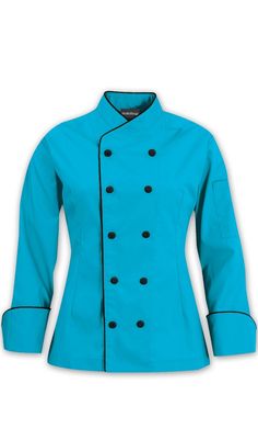 Chef Coat Design, Apron Waist, Women's Chef Jacket, Employee Uniform