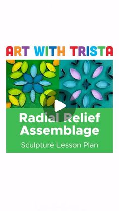 Trista Johnson | 6th grade recycled radial relief assemblage sculptures using color schemes inspired by Marisol 

Comment LESSON if you would like the... | Instagram