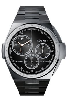 2023 marks LÖBNER’s launch as a modern German luxury watch brand, exclusively at BUCHERER. The brand is inspired by an... extraordinary story of historic world records and rapid timekeeping in motor racing. LÖBNER automatic chronographs with decentralised time display and patented crown protection have been developed according to the highest German quality standards. LÖBNER swissmade movements are fine-tuned in Germany and each LÖBNER watch assembled by hand in Glashütte/Saxony. Paper Watch, Sky Dweller, Watch Winders, Ulysse Nardin, Luxury Watch Brands, Saxony, Pre Owned Rolex, Motor Racing, Oyster Perpetual