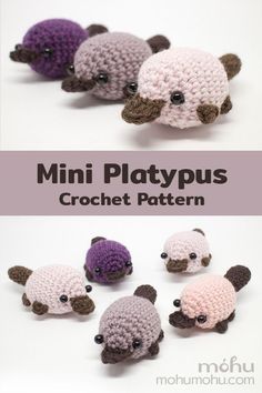 crochet pattern for mini platypus