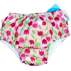 I-Play Swimsuit Diaper 24 Months Pink This Adorable Swimsuit Diaper Features A Cheery Pink Tulip Print And Provides The Best Protection For Babies With No Other Diaper Necessary. This Lightweight Diaper Is Perfect For Swimming And Is Approved For Public Pools. Easy-Lock Snaps Snug Fit Helps Contain Solid Matter Can Be Used Under Standard Swimsuit Economical & Creates Less Waste-Use & Reuse Swimsuit Diaper Summer/Warm Weather Machine Washable Size: Babys 24 Months Cute Red Swimwear For Playtime, Pink Cotton Diaper Cover For Playtime, Playful Multicolor Machine Washable Bottoms, Fun Pink Bottoms For Playtime, Unisex Diaper Cover For Playtime, Playful Pink Swimming Onesie, Playful Pink Onesie For Swimming, Playful Pink Onesie For Playwear, Playful Pink Onesie For Playdate