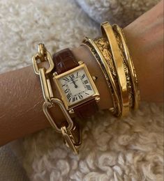 Being Broke, Always Late, Brown Jewelry, Luxe Jewelry, Watch Vintage, Classy Jewelry, Stacked Jewelry