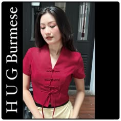 Burma Dress Design, Burmese Dress Design, Burma Clothing, Myanmar Outfit, Vintage Myanmar, Burma Dress, Plain Blouse Designs, Sunday Top, Burmese Dress