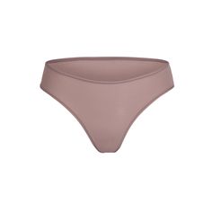 Soft and incredibly stretchy, the Cheeky Brief panties will become your everyday essential. These panties feel like cotton underwear with second-skin softness, stretching to fit your perfect shape. A no-cut panty design prevents digging in this high leg brief. | SKIMS Plus Size Cheeky Brief | Deep Neutral | 4X | Fits Everybody Panties Design, Panty Design, Banana Smoothie Healthy, Fashion Student, Smoothie Healthy, Skin To Skin, Cute Bras, Running Belt, Shape Wear