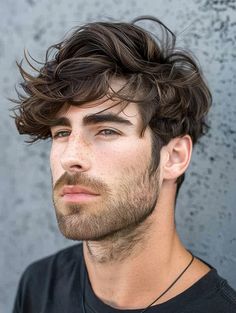 27 Layered Hairstyles for Men From Short to Long Including Medium Length Shaggy and Korean Styles Hairstyles For Short Wavy Hair, Haircuts Medium, Short Shag Haircuts, Taper Fade Haircut, Tousled Hair, Mens Haircuts