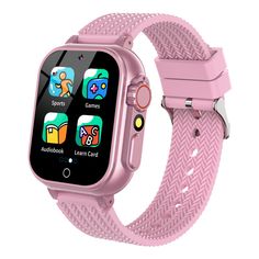 PRICES MAY VARY. [Upgraded Multi-functional Kid Watch] Our kids smart watch has rich and exciting features, such as selfie camera, 32 games, MP3 player, video recorder, audio recorder, 13 habit tracker, pedometer, torch, time tool, alarm clock, calculator, calendar, parental control, etc. We also specially add sports APP, 100+ interactive learn cards and 10 audio stories Functions. [Brand-New 32 Puzzle Games] As our updated kids watches with games, updated to 32 puzzle games for kids to choose f Girls Watch, Audio Recorder, Puzzle Games For Kids, Kids Watch, Selfie Camera, Sports App, Watch Gift, Puzzle Games, Video Recorder