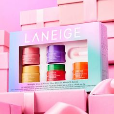 Midnight Minis | LANEIGE Mango And Watermelon, Peach Ice Tea, Laneige Lip, Laneige Lip Sleeping Mask, Lip Set, Lip Sleeping Mask, Lip Hydration, Sleeping Mask