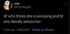 the tweet is being posted to someone on their phone, and it looks like she