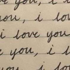 an old handwritten note with writing on it that says, if you don't love