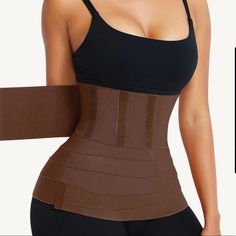 Waist Slimming Compression Band. If You Have Any Questions Leave Me A Comment Tummy Wrap, Abdominal Binder, Waist Slimmer, Best Waist Trainer, Latex Waist Trainer, Cami Romper, Corset Bra, Tummy Tucks, Waist Trainer