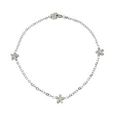 This darling triple daisy bracelet is composed of 14K solid gold and accented with pavé set GVS1 quality round brilliant cut natural real Diamonds. The finely handcrafted braceleit is beautifully complemented by a durable 14K solid gold chain. This item is adjustable in length from 6 to 7 inches. Daisy Dimensions: approximately 5mm (w) x 5mm (h) Metal Finish: High Shine Polish This design is available in Rose, White and Yellow 14K Gold Please note that this item takes about 3 to 5 business days Finger Bracelets, Tiny Gifts, Daisy Bracelet, Bracelet Diamond, Solid Gold Chains, Rose Yellow, Diamond Bracelets, Quality Diamonds, Real Diamonds