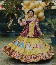 Fabric Paint Chaniya Choli, Blouse Designs For Baby Shower Function, Chaniya Choli Hand Work, Stylish Lehenga