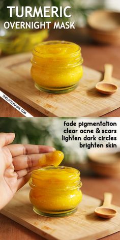 Overnight Turmeric Face Mask for clear healthy skin Lightening Face Mask, Turmeric And Coconut Oil Face Mask, Turmeric Eye Mask, Diy Face Masks Brightening Glowing Skin, Turmeric And Honey Face Mask, Overnight Rice, Turmeric Serum, Yogurt Face Mask, Tumeric Face