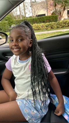 Hairstyles Simple For School, Kids Cornrow Hairstyles Simple, Kids Cornrow Hairstyles, Childrens Hairstyles, Toddler Braids, Hairstyles Simple, Girly Hairstyles, Cute Box Braids