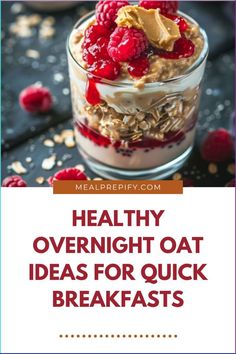 Need a breakfast option that’s both healthy and quick? These overnight oat recipes offer nutritious and satisfying meals you can prep ahead, making your mornings a lot easier. Save this pin to enjoy healthy breakfasts without the hassle! Oat Ideas, Super Healthy Breakfast Ideas, 21 Day Fix Overnight Oats, Overnight Oat Recipes, Quick Breakfasts, Oat Meal, Overnight Oats Recipes, Oat Recipes, Easy Overnight Oats