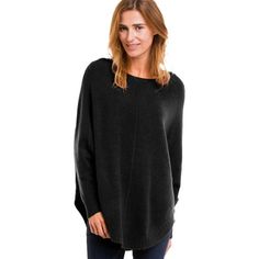 Ellos Women's Poncho Sweater Pullover.The elegant way to add warmth, our long-sleeved poncho features a ribbed scoop neckline and raglan sleeves with ribbed cuffs. For a polished look, the open sides are ideal for layering over a turtleneck or collared blouse. (Style note: a leather belt worn at the waist highlights natural curves.) Relaxed silhouetteRounded rib hem, open sides34" from high point of shoulder, hits mid-thighAcrylic/nylon/spandex Machine wash cold. Imported.. About the brand: Ello Plus Size Poncho, Plus Size Duster, Highlights Natural, Scandinavian Lifestyle, Duster Sweater, Womens Poncho, Sweater Duster, Collared Blouse, Blouse Style