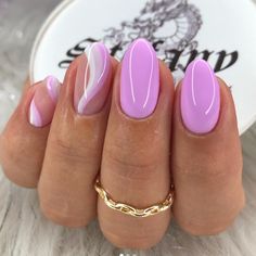 Summer Nails Short, Short Nail Ideas, Trendy Summer Nails, Nail Academy, Lilac Nails, Manicure Nail Designs, Fancy Nails Designs, Summery Nails, Cute Gel Nails