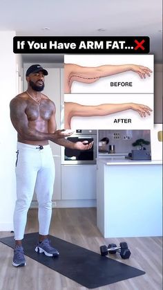 If You Have ARM FAT… (DO THIS NOW!✅) Mr London Workout, Underarm Fat Workout, Arm Fat Exercises At Home, Burn Arm Fat Fast, Under Arm Fat Workout, Workouts For Arms, Arm Fat Workout, Under Arm Fat, Bat Wing Exercises