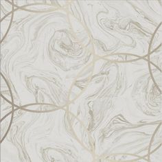 an abstract marble wallpaper with circles and lines in grey, gold and white colors