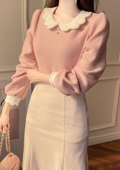 Chic Outerwear, Korean Brands, Shopping Website, Trim Top, Contrast Collar, Beauty And Lifestyle, Clothing Hacks, Celebrity Outfits, Perfect Woman