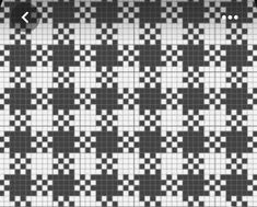 a black and white checkered pattern is shown