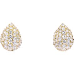 Dazzle with the divine design of these stunning 18K Yellow Gold Diamond Pave Earrings, exuding timeless elegance and luxury. Each earring features a total diamond weight of 4.60 Carats, showcasing a brilliant pave setting that enhances the sparkle and allure of the diamonds. The 18K yellow gold metal adds a warm and rich tone to the earrings, complementing the dazzling diamonds beautifully.Crafted with meticulous attention to detail, these earrings are a perfect embodiment of sophistication and style. Whether you're attending a special event or looking for a signature piece to elevate your everyday look, these diamond pave earrings are sure to make a statement and leave a lasting impression.Indulge in the allure of fine jewelry with these exquisite earrings, designed to capture the essence Luxury Teardrop Clip-on Earrings For Formal Occasions, Luxury Yellow Gold Drop Diamond Earrings, Luxury Yellow Gold Pear-shaped Earrings, Luxury Pear-shaped Earrings With Pave Setting, Luxury Pear-shaped Diamond Earrings, Luxury Pear-shaped Yellow Gold Earrings, Luxury Drop Earrings With Pave Setting, Luxury Teardrop Earrings With Pave Setting, Luxury Pear-shaped Diamond Earrings With Pave Setting