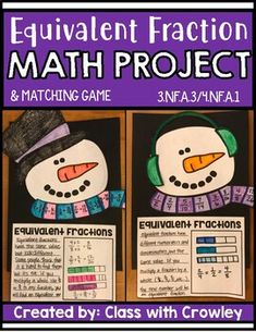 two snowmen with hats and scarfs on their faces are shown in this project