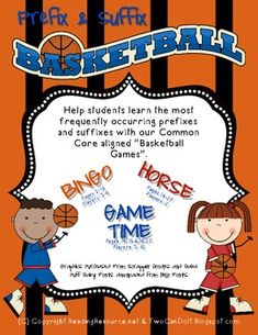 an advertisement for a basketball game with two girls and one boy holding a basketball ball