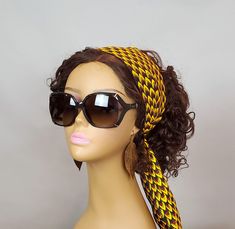 African Headband | Ankara Head Wraps | Scarf for Women | African Hair Accessories Casual Adjustable Multicolor Headwrap, African Hair Tie Head Scarfs, African Head Wraps Tutorial, Traditional Adjustable Yellow Headwrap, African Hair Accessories, African Head Scarf, Handmade Multicolor One-size Headwrap, Casual Multicolor One-size Headwrap, African Turban