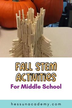 Middle School Learning Activities, Middle School Fall Activities, Stem Activity Middle School, Teen Stem Activities, Thanksgiving Stem Middle School, Fall Crafts Middle School, Fall Crafts For Middle School, Stem Fall Activities, Stem For Middle School