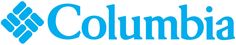 the columbia logo is shown on a white background with blue letters that read,'columbia '