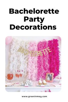 Bachelorette Party Decorations Ideas That Will Wow Your Guests Champagne Mimosa, Easy Decorations, Barbie Bachelorette, Bachelorette Planning, Pink Bachelorette Party, Pink Bachelorette, Bachelorette Party Planning