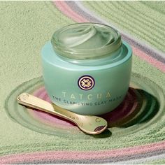 Tatcha The Clarifying Clay Mask 1.7 Oz / 50 Ml Nib Sealed Box Full Size Retails For $70. What It Is: A Clarifying Clay Mask That Subtly Warms To Open Pores, Absorb Excess Oil, Gently Exfoliate, And Decongest Skin Without Drying. Skin Type: Normal, Combination, And Oily Skincare Concerns: Pores, Uneven Texture, And Oiliness Highlighted Ingredients: - Okinawa Kucha Clay: Rich In Minerals, It Absorbs Excess Sebum And Oil. - Japanese Konjac: Gently Exfoliates Dead Skin And Dirt. - Japanese Volcanic Tatcha Skincare, Open Pores, Volcanic Ash, Congested Skin, Hair Powder, Oily Skin Care, Skin Care Mask, Clay Mask, Beauty School