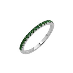 Available in 14K Yellow and 14K White Gold 0.26 Total Emerald Carat Weight Stone Count: 19 Round Emerald Stones Halfway Band Stock Size: 7 Other sizes are made to order, which may reflect pricing. Please contact us for sizing and additional information here. Formal Round Emerald Ring With Pave Setting, Classic Silver Emerald Ring With Pave Setting, Classic Emerald Ring With Pave Setting For Anniversary, Luxury 14k White Gold Half Eternity Jewelry, Elegant Half Eternity Emerald Ring, Classic Cubic Zirconia Emerald Ring For Formal Occasions, Classic Cubic Zirconia Emerald Ring For Formal Events, Classic Formal Emerald Ring In 14k White Gold, Elegant 14k Gold Half Eternity Emerald Ring