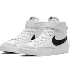 Nike Blazer Mid ‘77 High Top Sneakers, Size 5.5, Never Worn, White, No Box Shoes Nike Blazer, Nike Blazer Mid 77, Nike Blazer Mid, Nike Blazers Mid, Nike Sneaker, Blazer Mid, Nike Blazer, Nike Sneakers, High Top