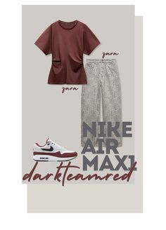 #nike #airmax #nikeairmax #nikeairmax1 #am1 #outfit #ootd #sneaker #sneakeroutfit #fall #falloutfit #mom #momoutfit #comfy #comfyoutfit #leopard #leopardprint #leopardprintoutfit #burgundy #burgundyoutfit Team Red, Red Outfit