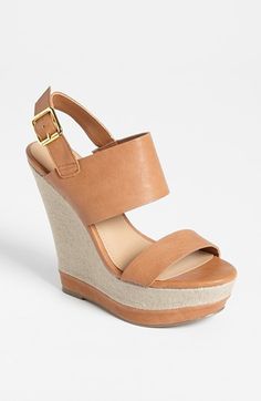 Steve Madden 'Warmthh' Wedge Sandal Steve Madden Wedge Sandals, Fabulous Shoes, Crazy Shoes, Pretty Shoes, Shoe Obsession, Shoe Lover, Wedge Sandal, Beautiful Shoes, Cute Shoes