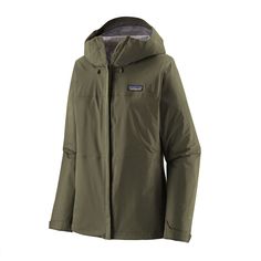 Don't let the rain spoil your plans. This durable Patagonia jacket is waterproof and windproof  thanks to 3-layer construction. It also packs into its own pocket so it's easy to toss in your pack. Patagonia Waterproof Windbreaker For Outdoor Activities, Patagonia Waterproof Windbreaker For Outdoor, Patagonia Waterproof Hiking Outerwear, Womens Waterproof Jacket, Globe Shoes, Patagonia Torrentshell, Waterproof Jacket Women, Patagonia Outfit, Rain Jacket Women