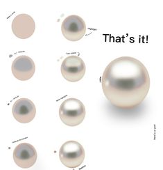 the different types of pearls are shown in this diagram, which shows how they look like