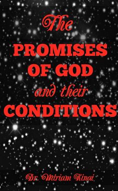 the book cover for the proms of god and their conditions