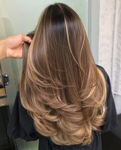 Hair Done, Balayage Hair Blonde, Fresh Hair, Brown Blonde Hair, Long Layered Hair, Haircuts For Long Hair, Hair Color Balayage, Hair Inspiration Color