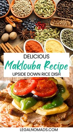 Delicious Maklouba Recipe, Upside Down Rice Dish Brown Rice Side Dish, Recipe With Chicken, Rice Side Dishes